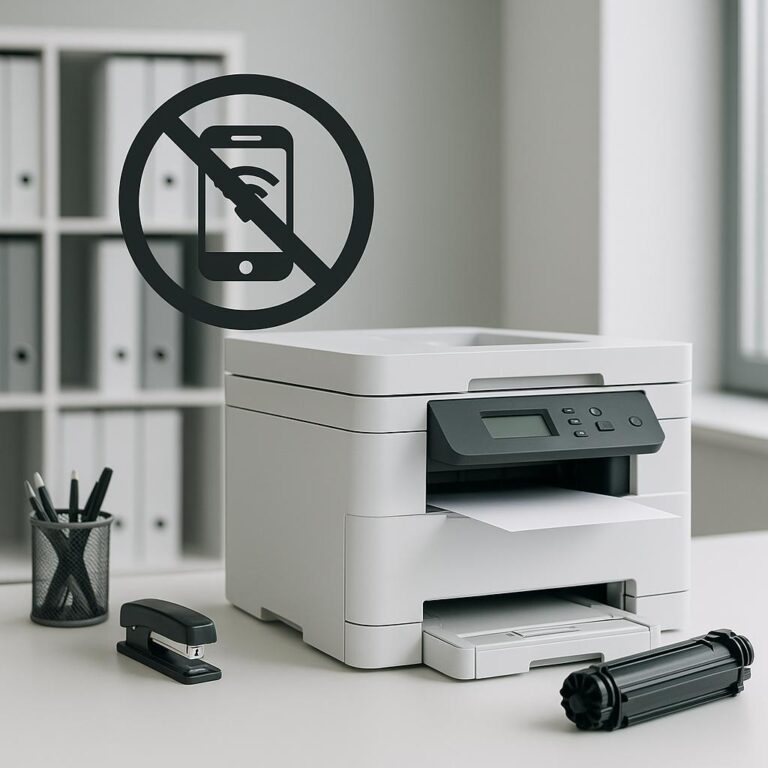 co to znaczy brak drukarek airprint?
