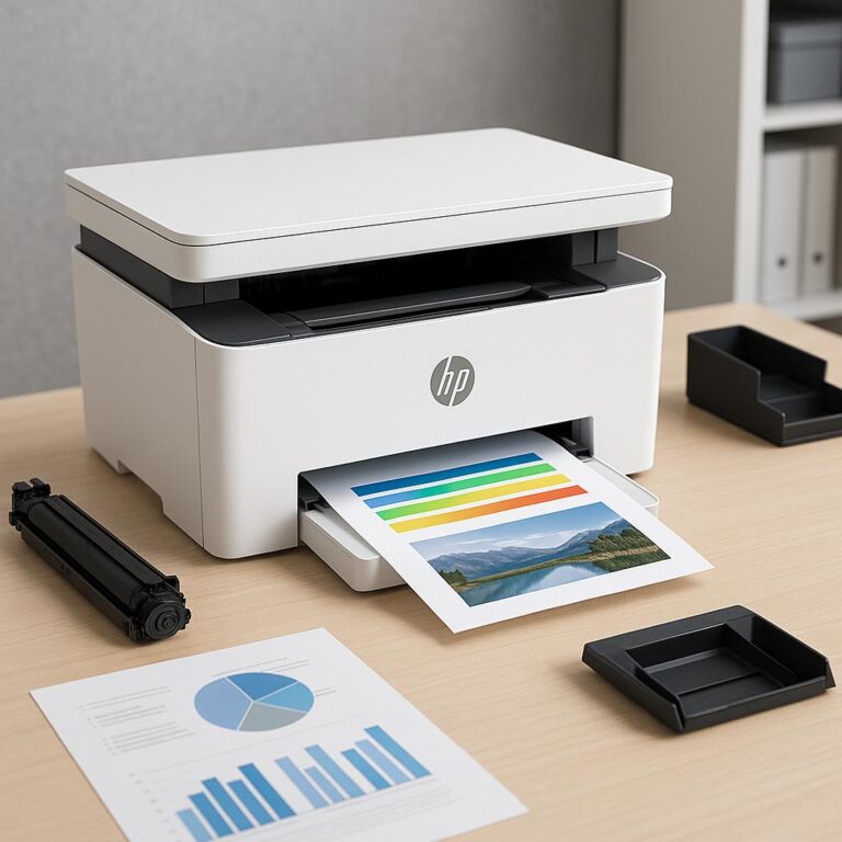 czy drukarka laserowa hp laserjet mfp m140w drukuje w kolorze?