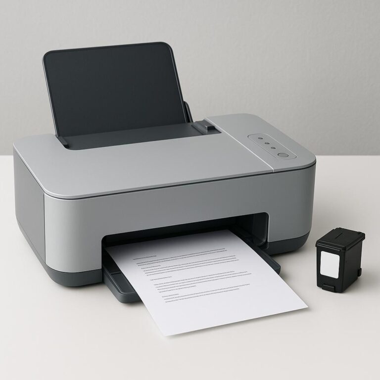 czy drukarka może drukować z tylko jednym tuszem?