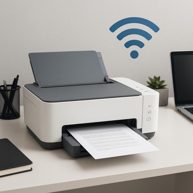 czy mogę skonfigurować drukarkę sieciową tak, aby działała bezprzewodowo?