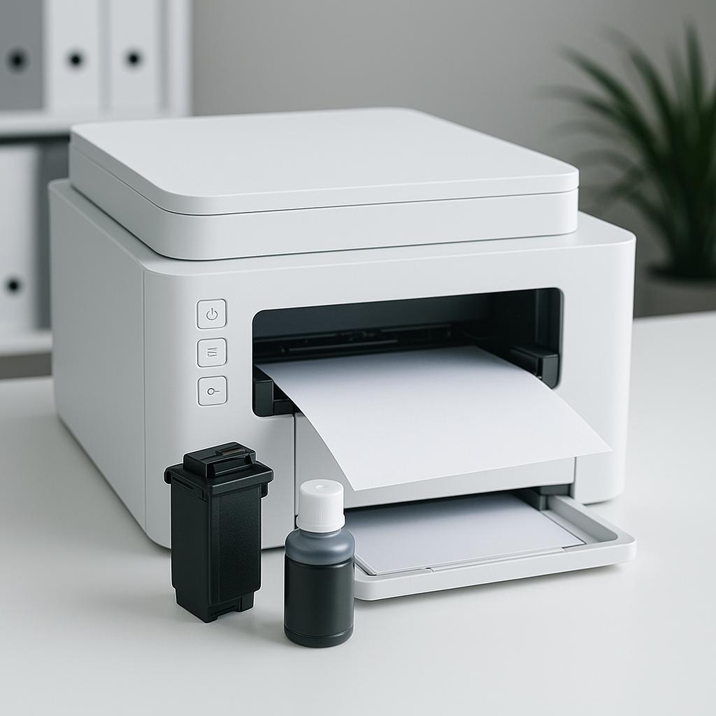 czy można drukować z jednym tuszem?