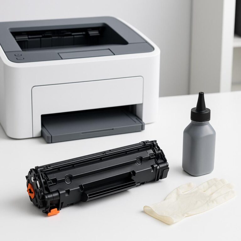 czy można napełniać wkłady z tonerem laserowym hp?