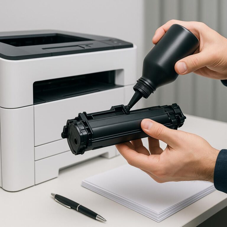 czy można samodzielnie uzupełniać toner?