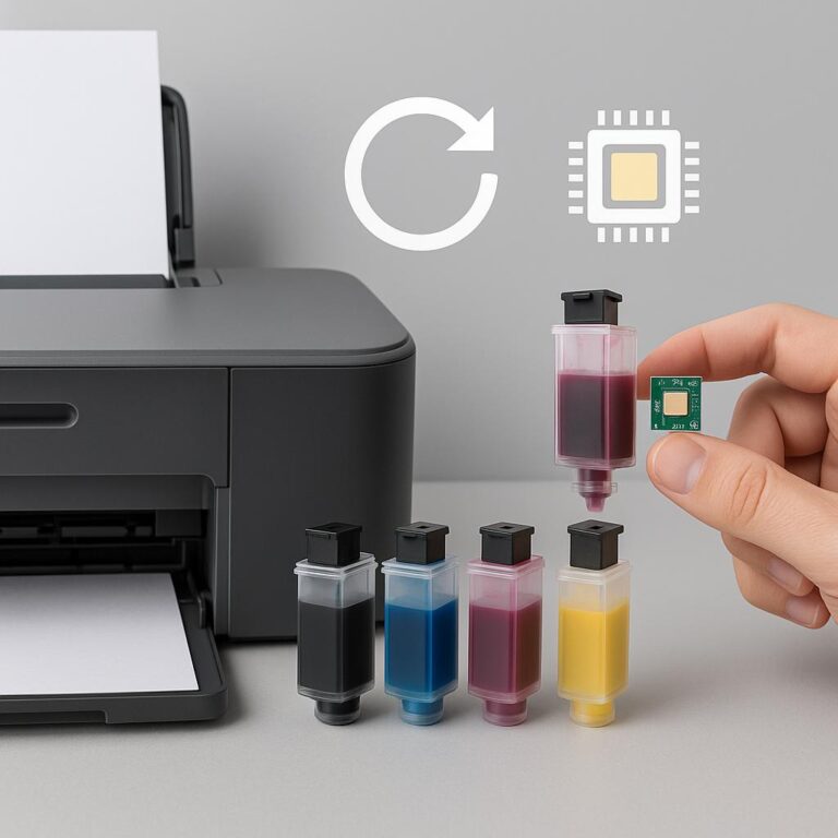 czy naprawdę muszę resetować chipy w wkładach atramentowych po ich napełnieniu?