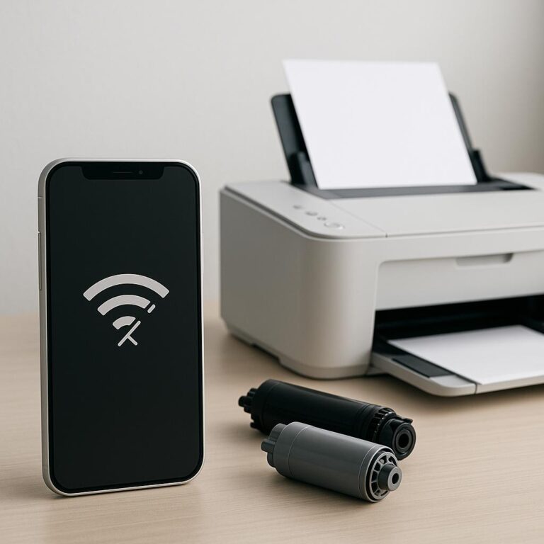 dlaczego iphone nie widzi drukarki?