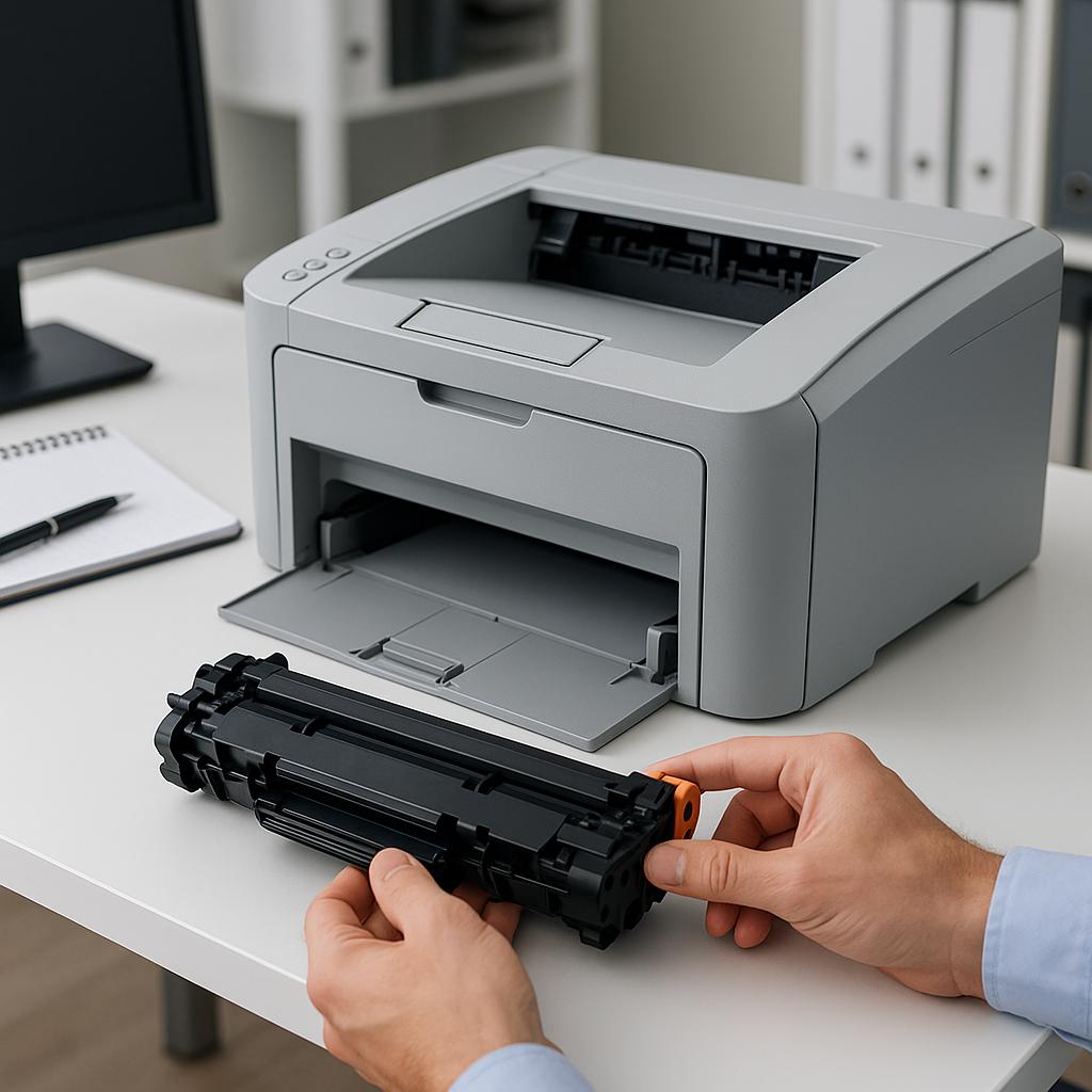 dlaczego mój nowy wkład z tonerem nie działa?