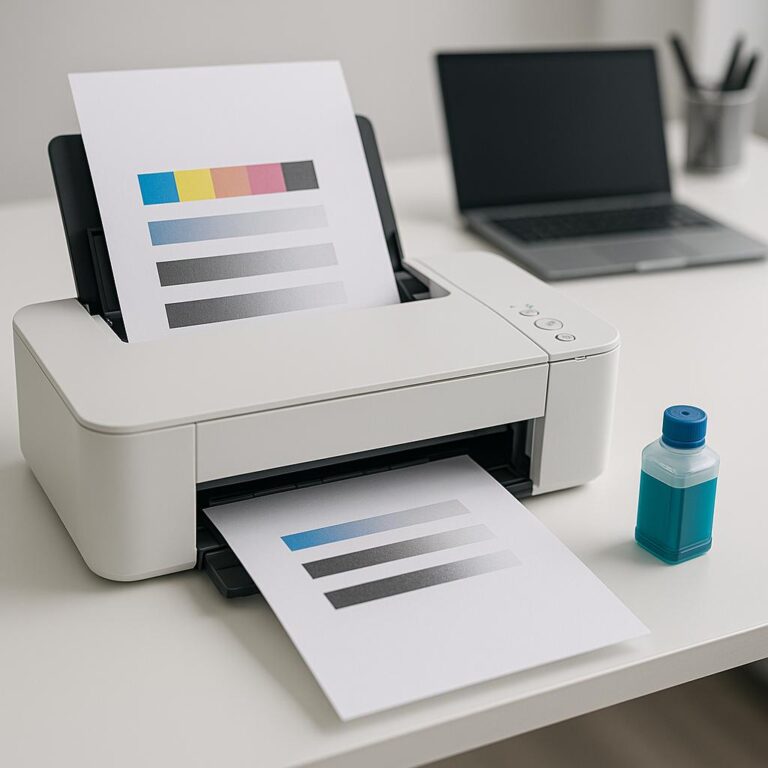 dlaczego moja drukarka epson nie drukuje prawidłowo, mimo że jest w niej tusz?