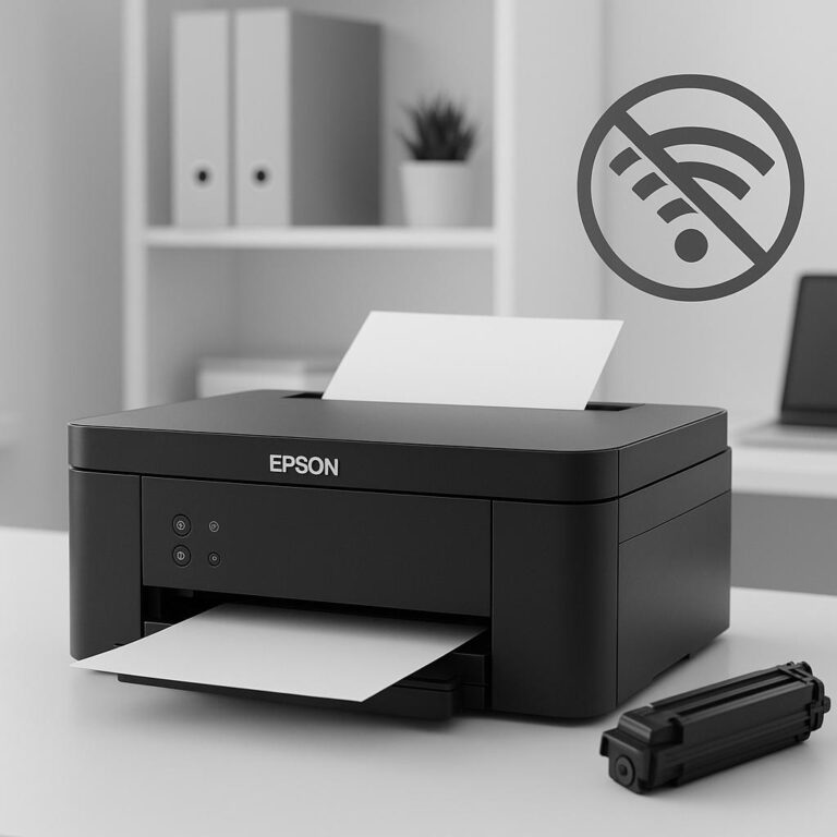 dlaczego moja drukarka epson nie drukuje przez wi-fi?