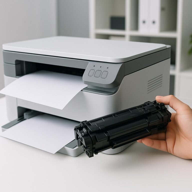 dlaczego nowy toner nie drukuje?