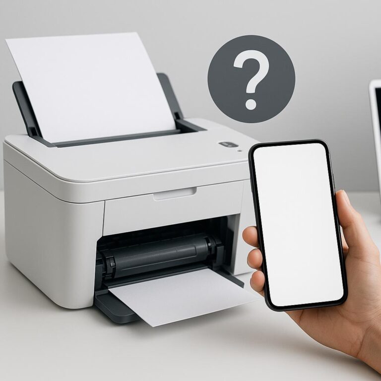 dlaczego telefon nie wykrywa drukarki?