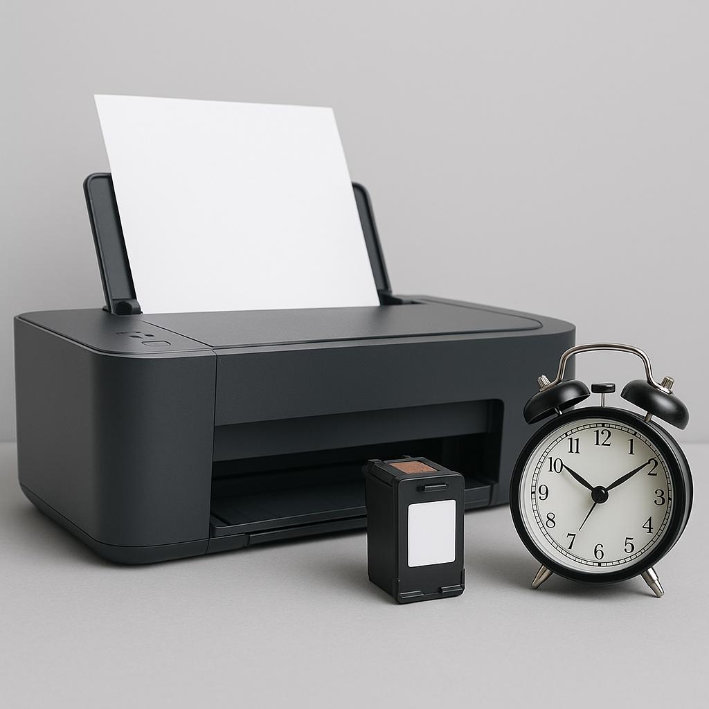 jak długo wystarcza tusz, jeśli nie jest używany?