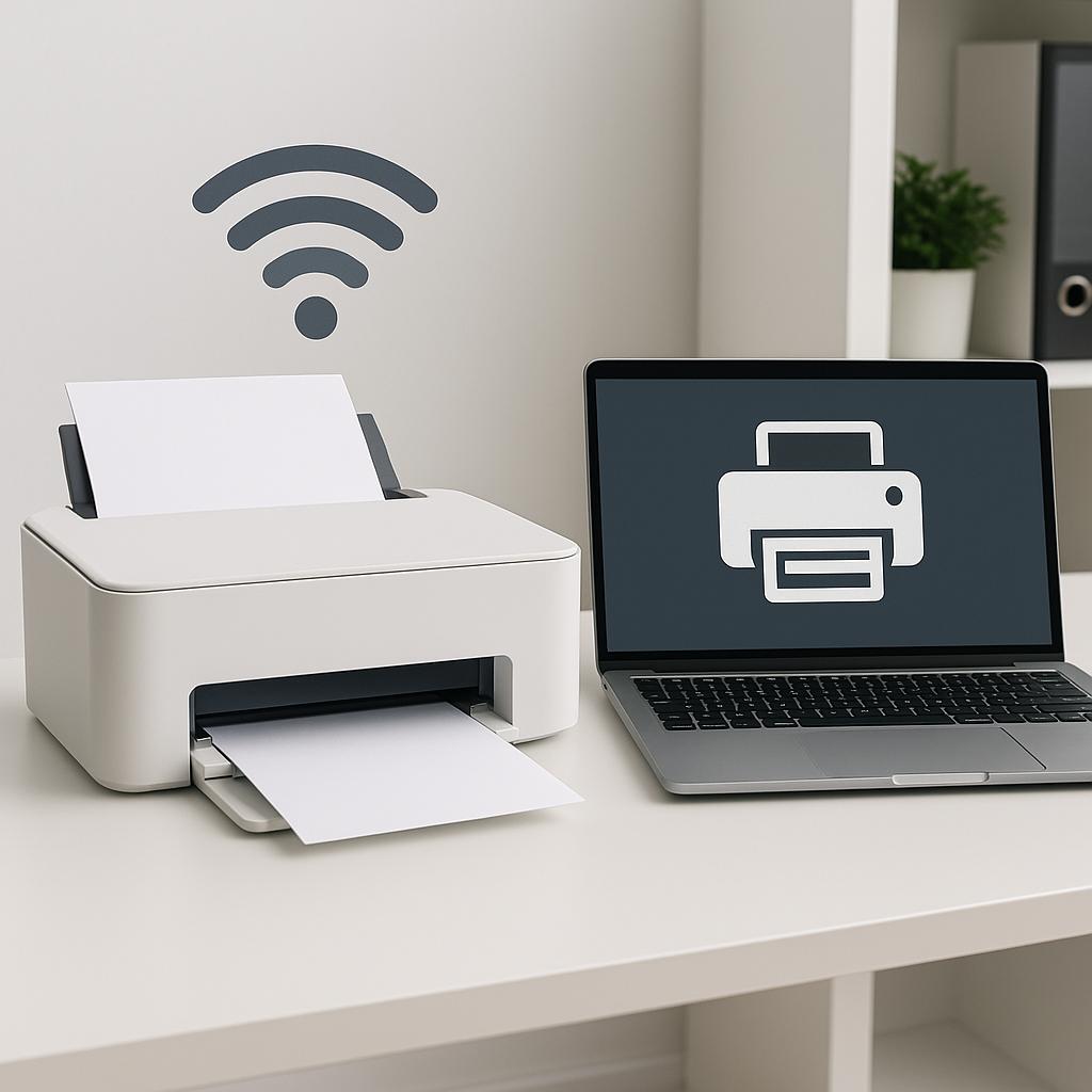 jak dodać drukarkę do komputera przez wifi?