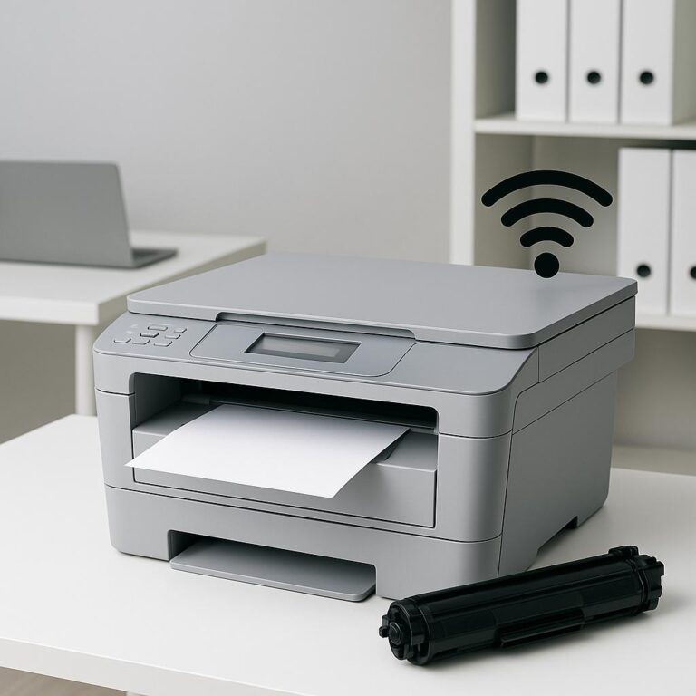 jak podłączyć drukarkę dcp do wi-fi?
