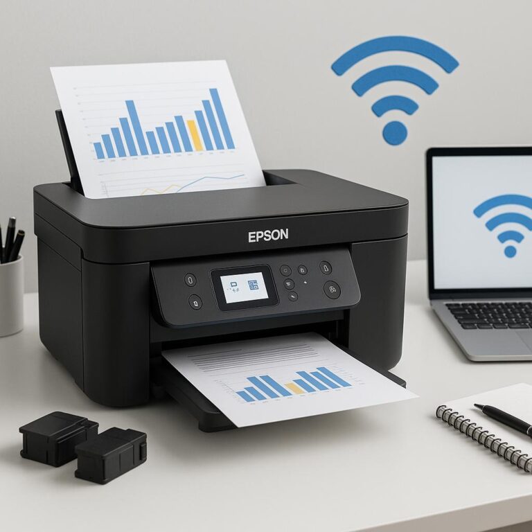 jak podłączyć drukarkę epson do wi-fi?