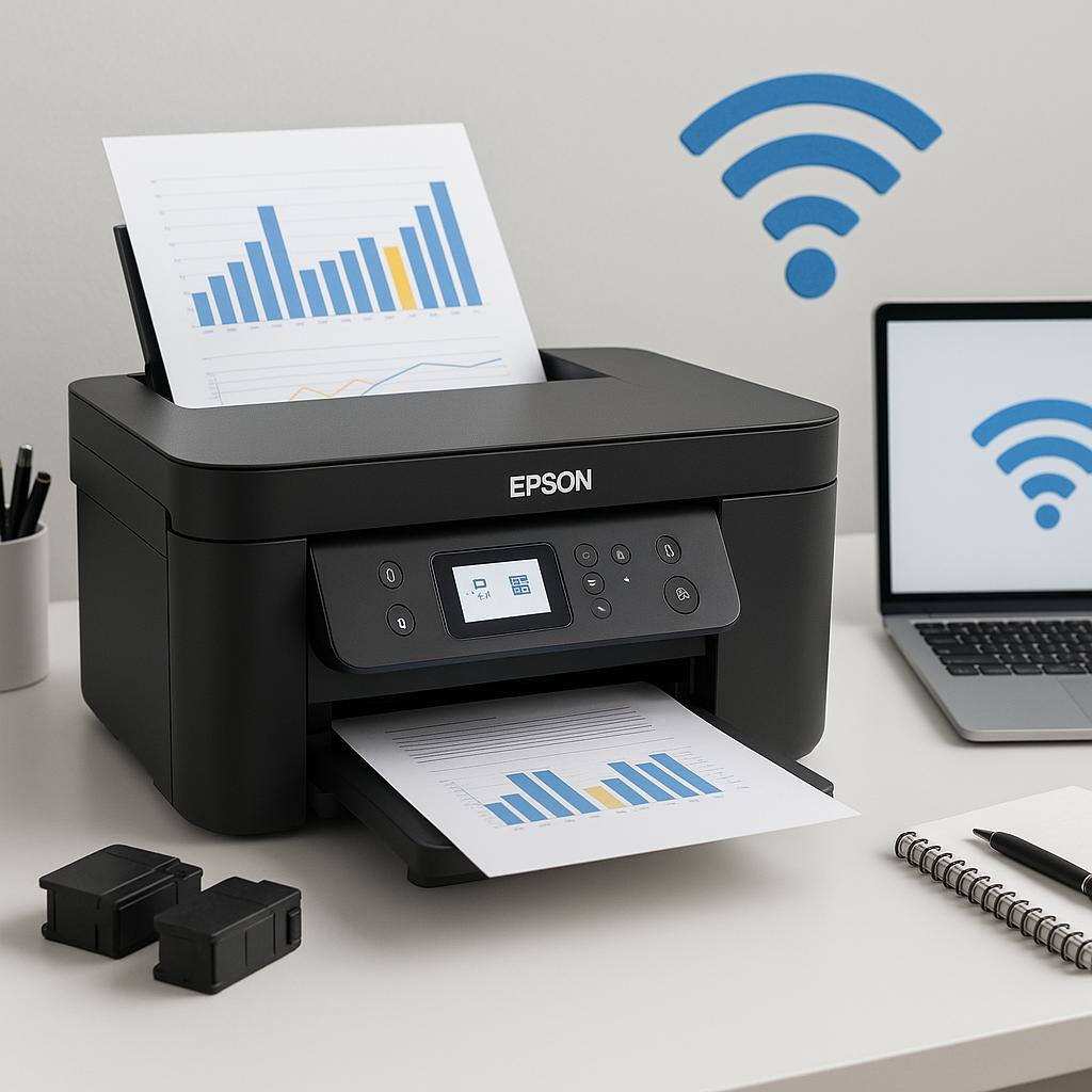 jak podłączyć drukarkę epson do wi-fi?