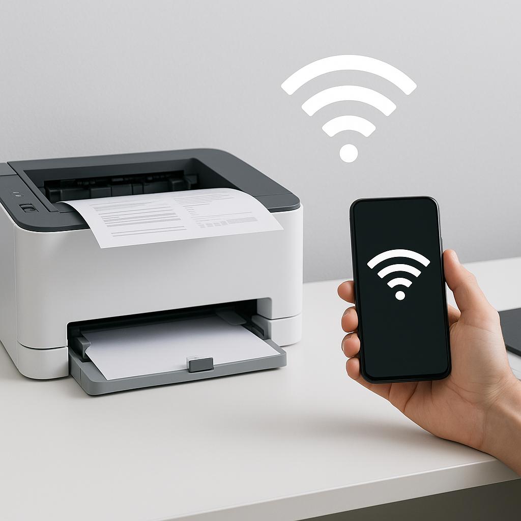 jak połączyć drukarkę bezprzewodowo z telefonem?