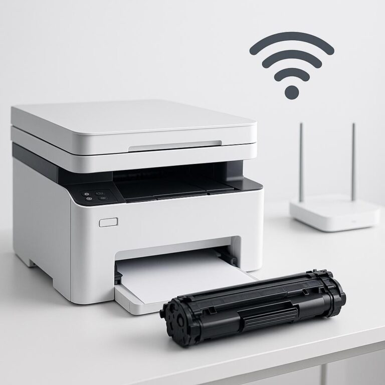 jak połączyć drukarkę z inną siecią wifi?