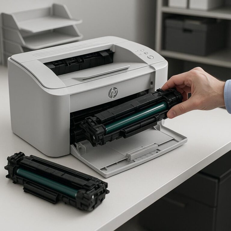 jak przywrócić działanie drukarki hp laser jet?