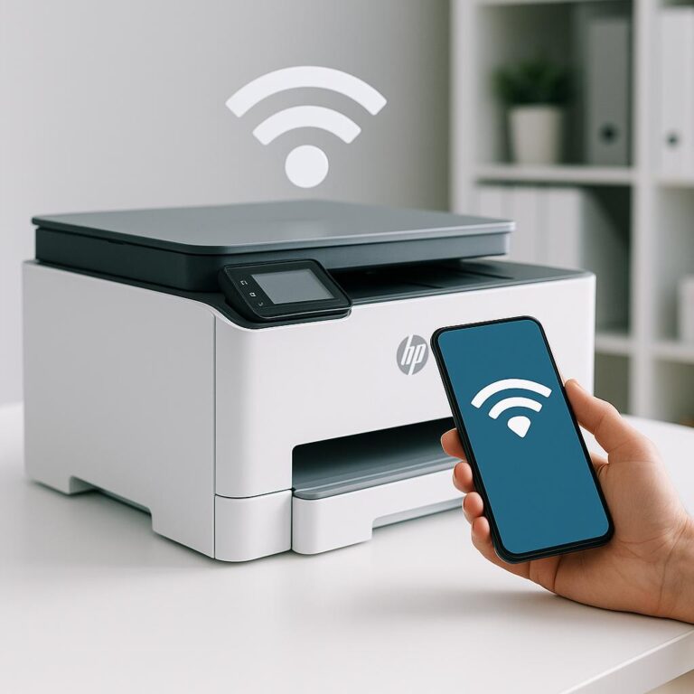 jak skonfigurować drukarkę hp z siecią wi-fi?