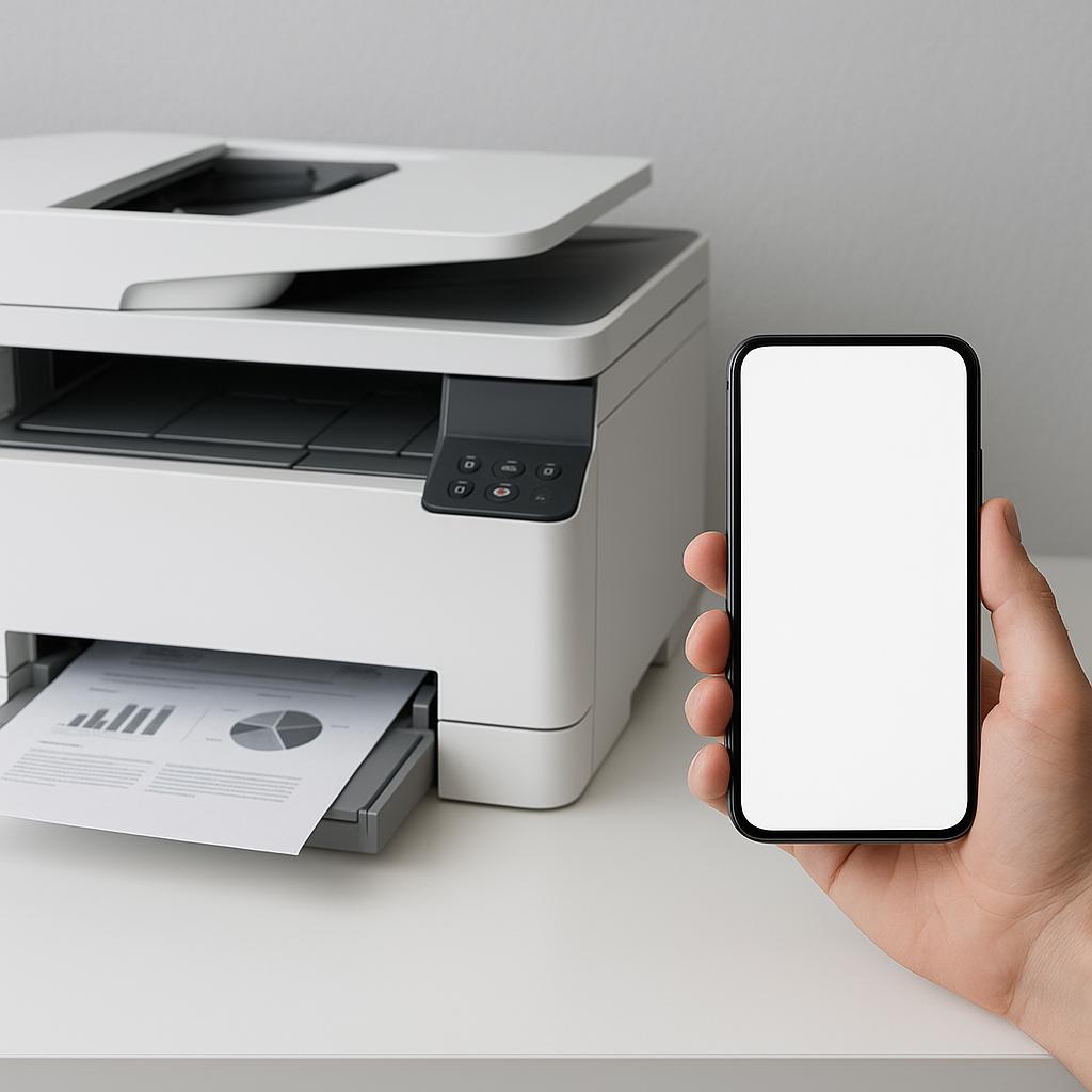 jak skonfigurować telefon z drukarka?