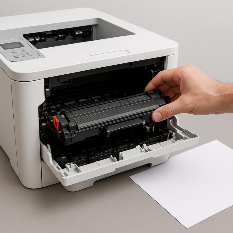 jak sprawdzić toner w drukarce brother?