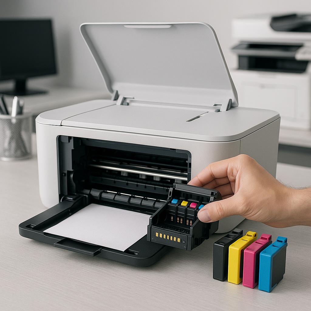 jak udrożnić głowice drukarki?