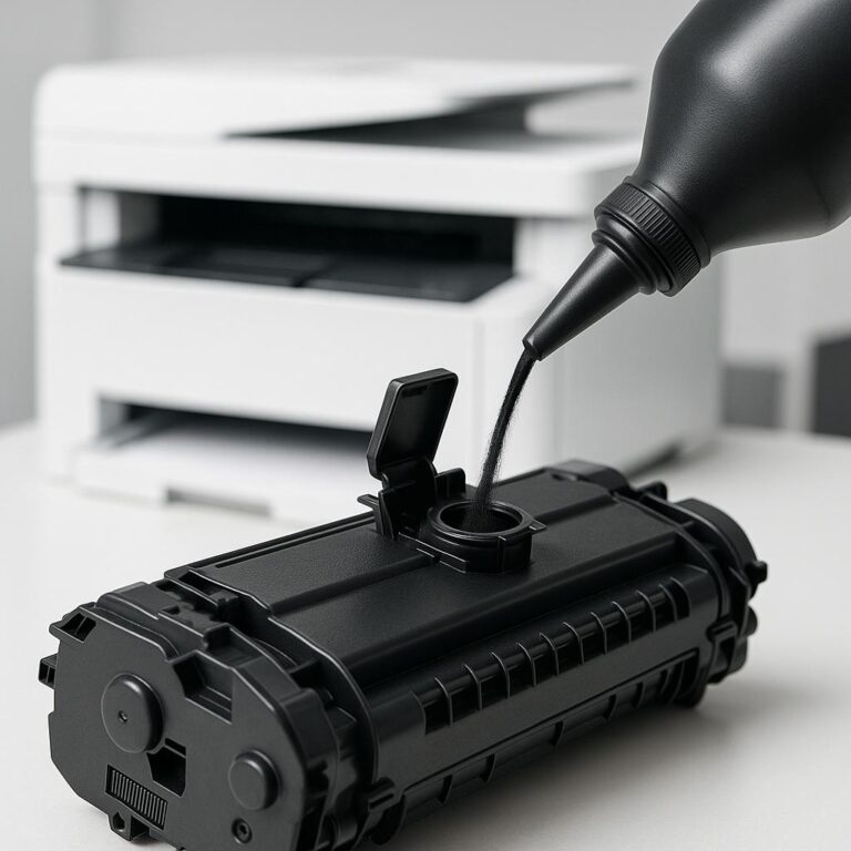 jak uzupełnić toner?