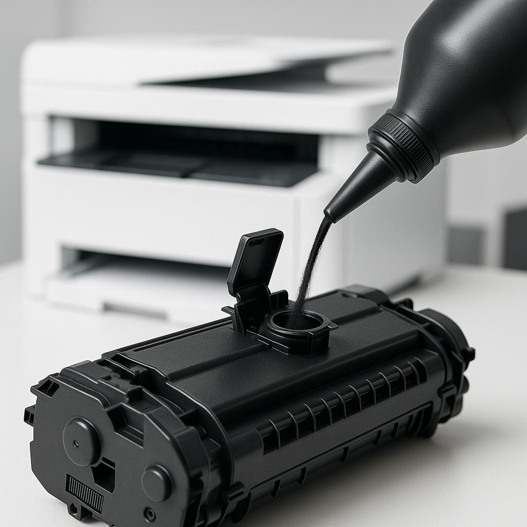 jak uzupełnić toner?