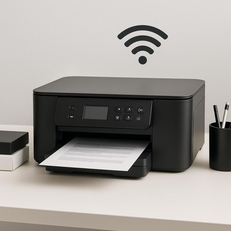 jak włączyć wi-fi w drukarce epson?