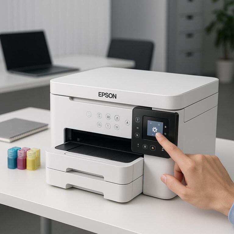 jak włączyć zaawansowane czyszczenie w drukarce epson?