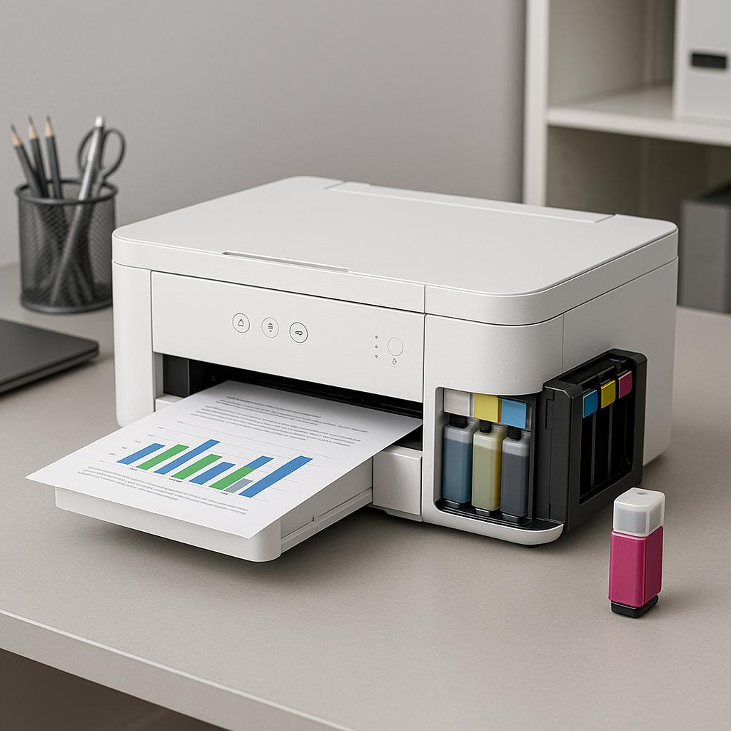 jak wydrukować bez jednego tuszu epson?