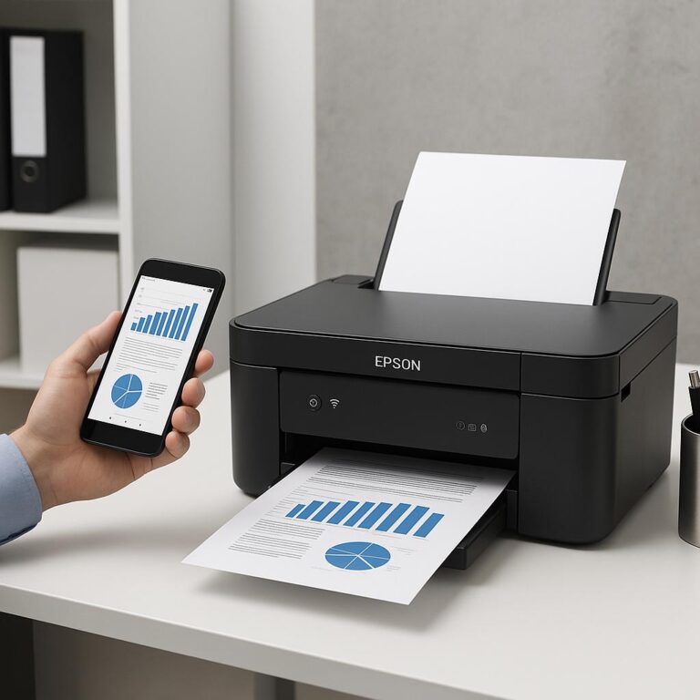 jak wydrukować z telefonu na drukarce epson?