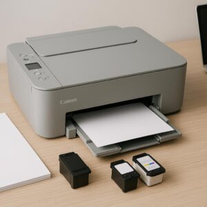 jak wymienić tusz w drukarce canon ts5352a?