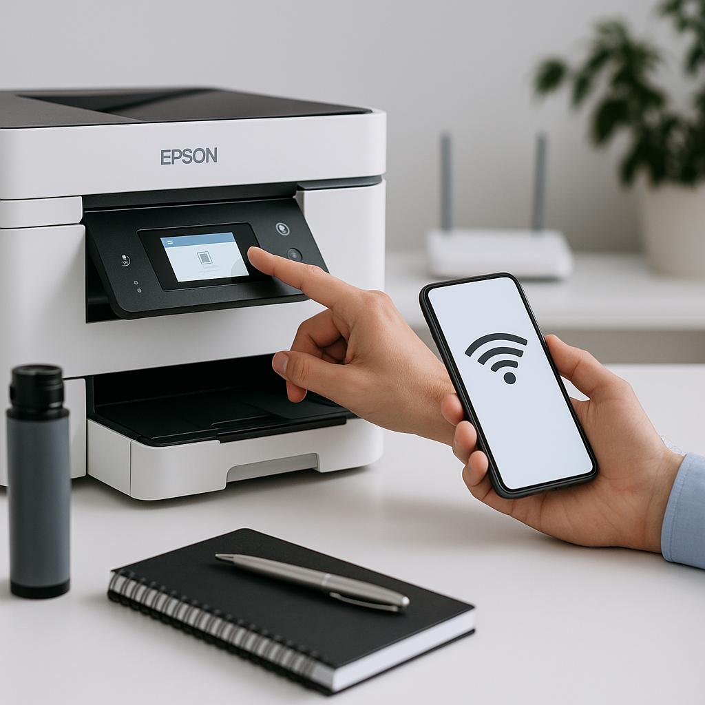 jak zmienić hasło do sieci wifi w urządzeniu epson?