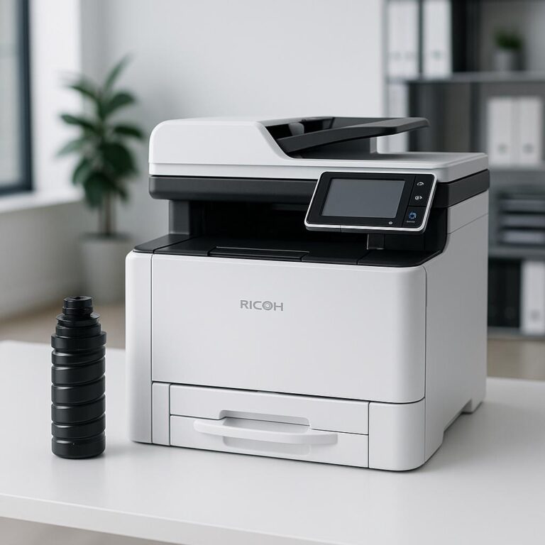 jak znaleźć drukarkę ricoh?