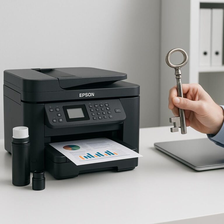 jak znaleźć hasło do drukarki epson?