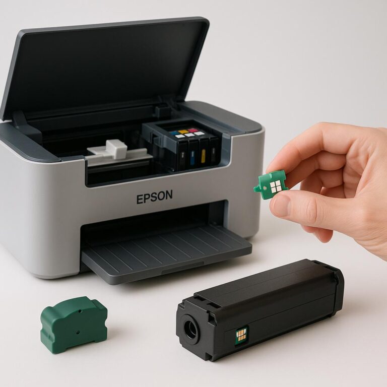 jak zresetować chip w drukarce epson?