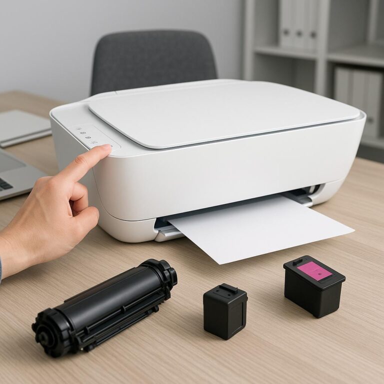 jak zresetować drukarkę hp 3639?