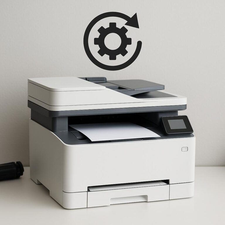 jak zresetować drukarkę hp do ustawień fabrycznych?