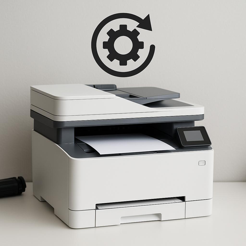 jak zresetować drukarkę hp do ustawień fabrycznych?