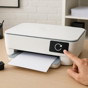 jak zresetować hp envy 6020e?