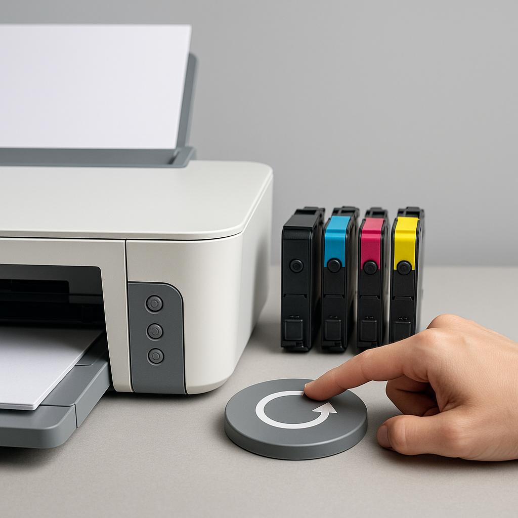 jak zresetować poziom tuszu w drukarce?