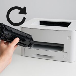 jak zresetować toner w drukarce canon?