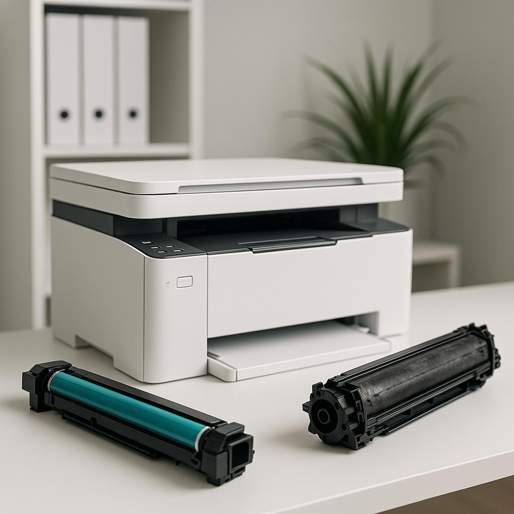 jaka jest różnica między tonerem a tonerem zużytym?