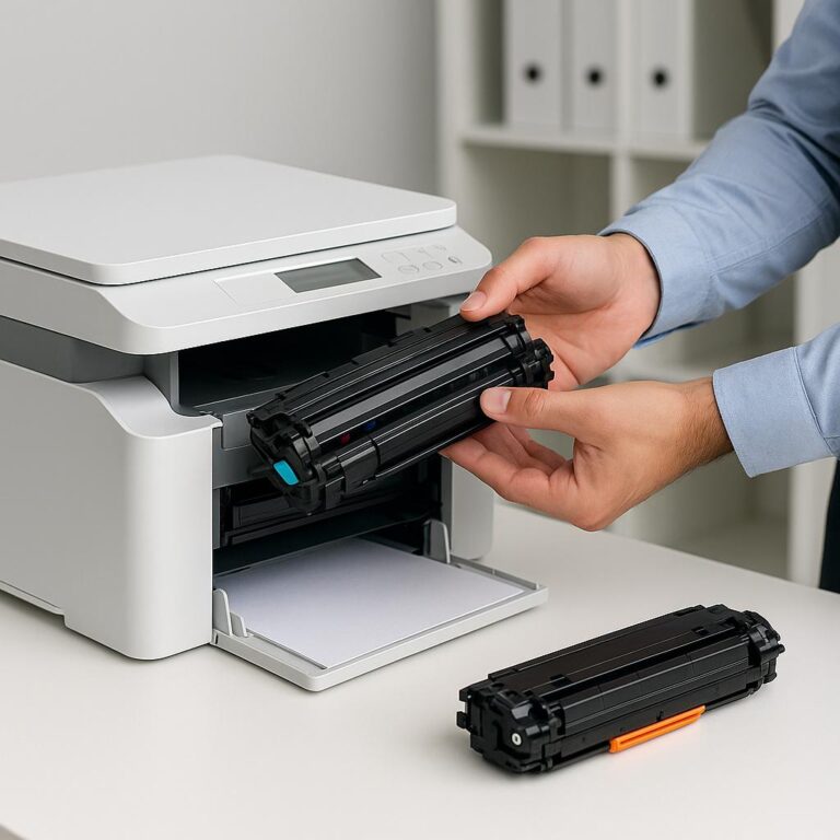co ile wymieniać toner w drukarce laserowej?