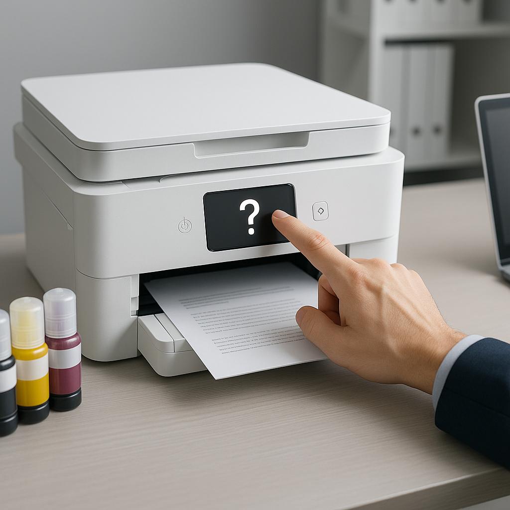 co jeśli drukarka epson nie drukuje?