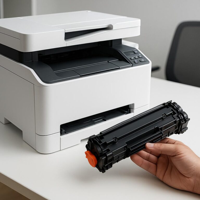 co zrobić, gdy drukarka nie widzi tonera?