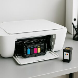 co zrobić, gdy zaschnie tusz w drukarce hp?