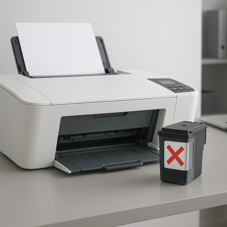 co zrobić jak drukarka nie odczytuje tuszu?