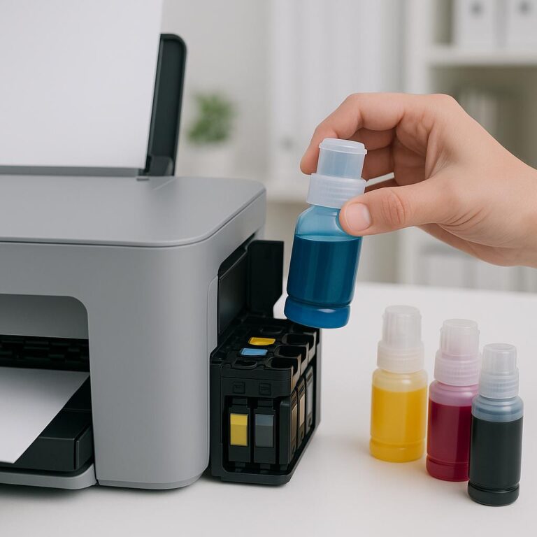 czy atrament w drukarce canon pixma można uzupełniać?